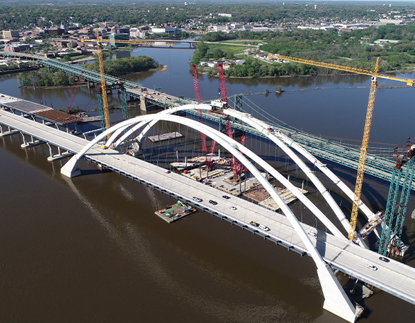 I-74 Mississippi River Bridge - Bettendorf, IA - Moline, IL